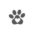 Personalized Lift Top Jewelry Box - Paw Print with Heart - MyBambino.com