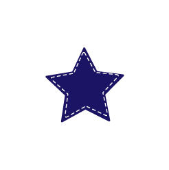 Personalized Book Caddy - Blue Star