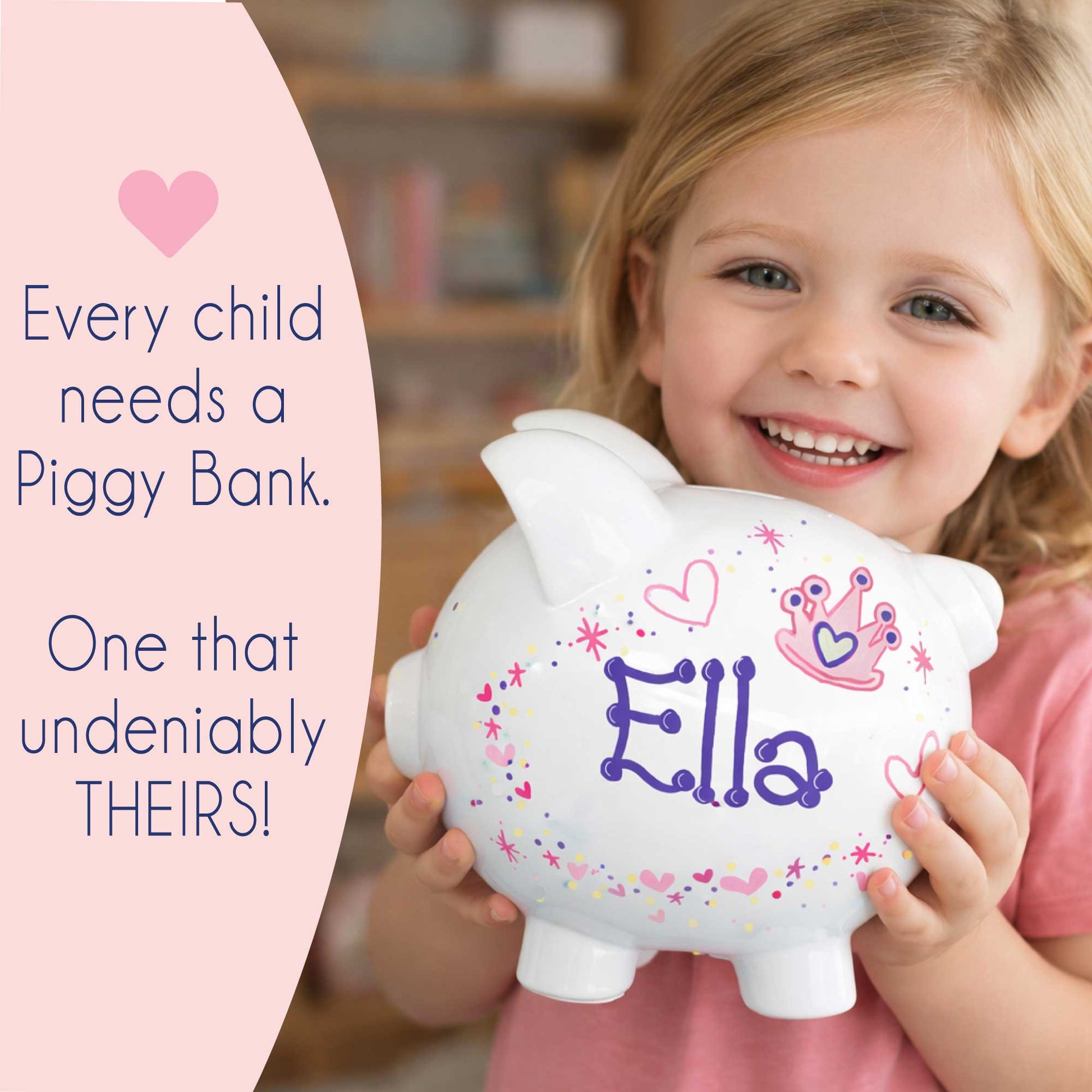Hand Painted Personalized Classic Dinosaur Piggy Bank - MyBambino.com