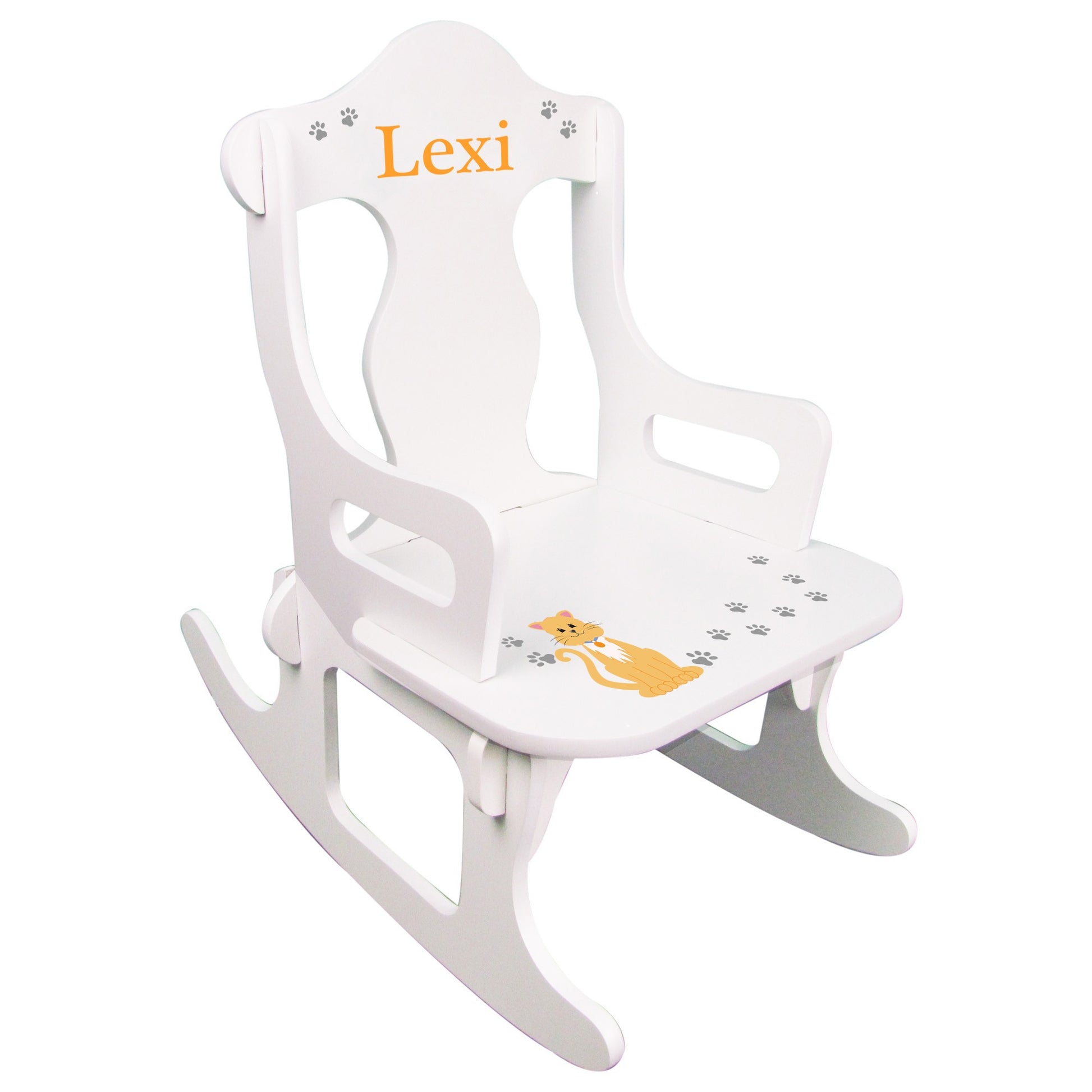 Custom Child's Puzzle Rocking Chair - Pet Breed Designs - MyBambino.com