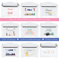 White Toy Box Bench - Tennis