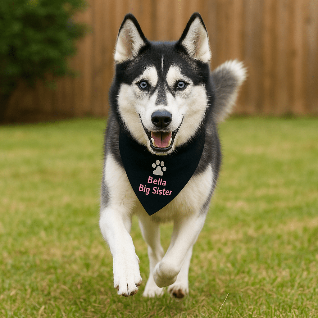 Custom Embroidered Pet Bandana - MyBambino.com
