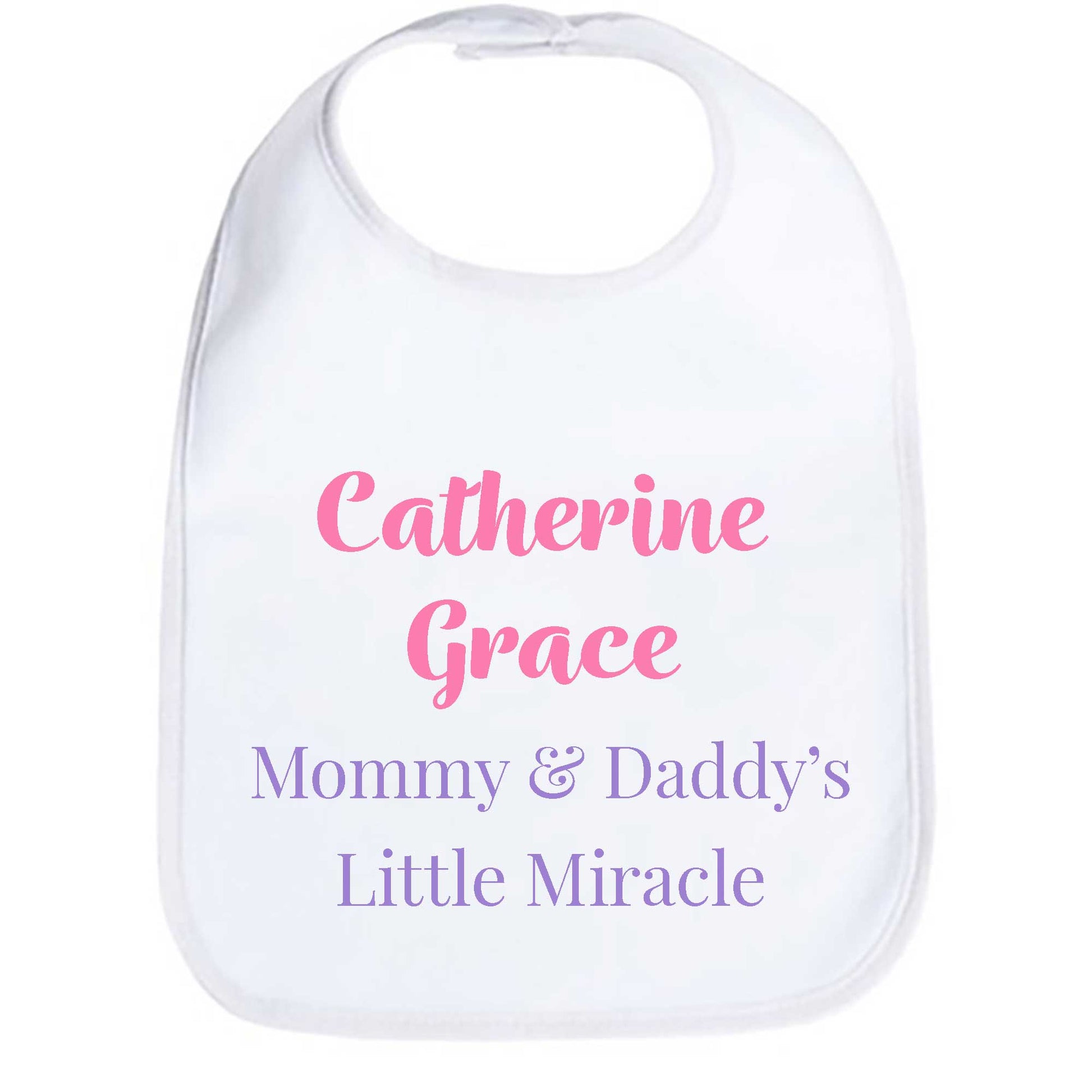 "Say It Your Way" Personalized Bib - MyBambino.com