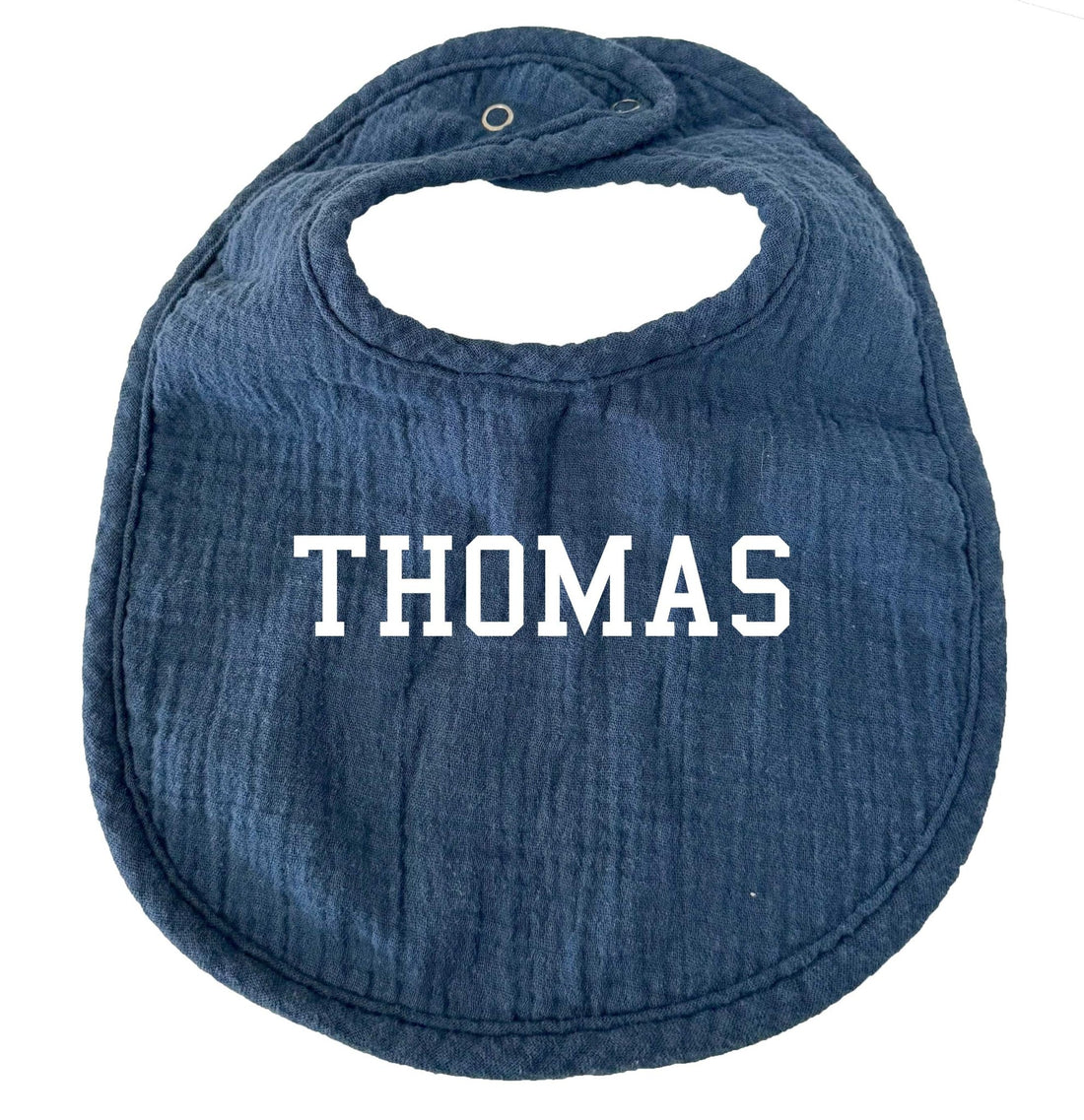 Personalized Embroidered Muslin Bib for Boy - MyBambino.com