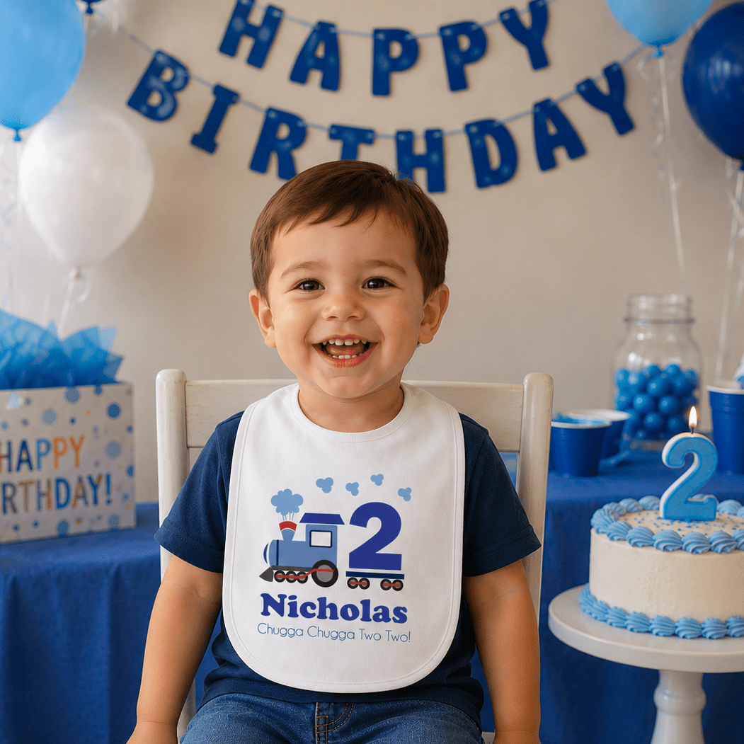 Personalized Birthday Baby Bib - MyBambino.com