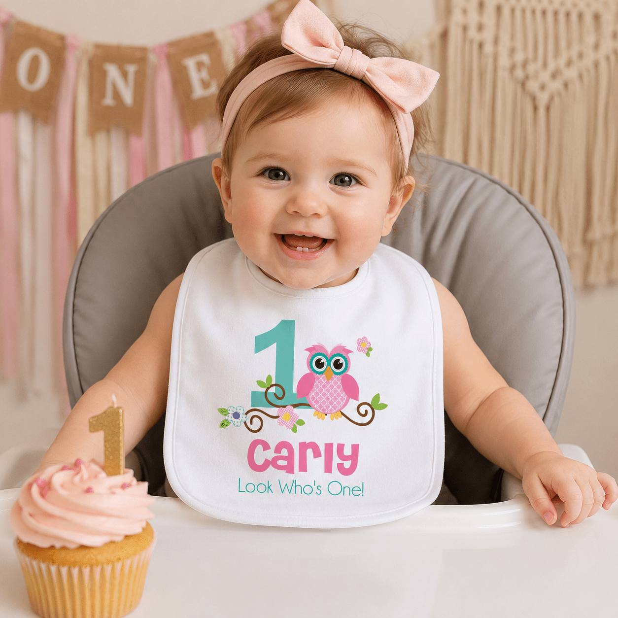 Personalized Birthday Baby Bib - MyBambino.com