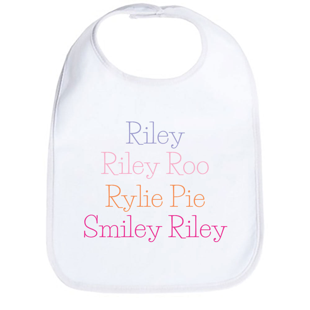 "Say It Your Way" Personalized Bib