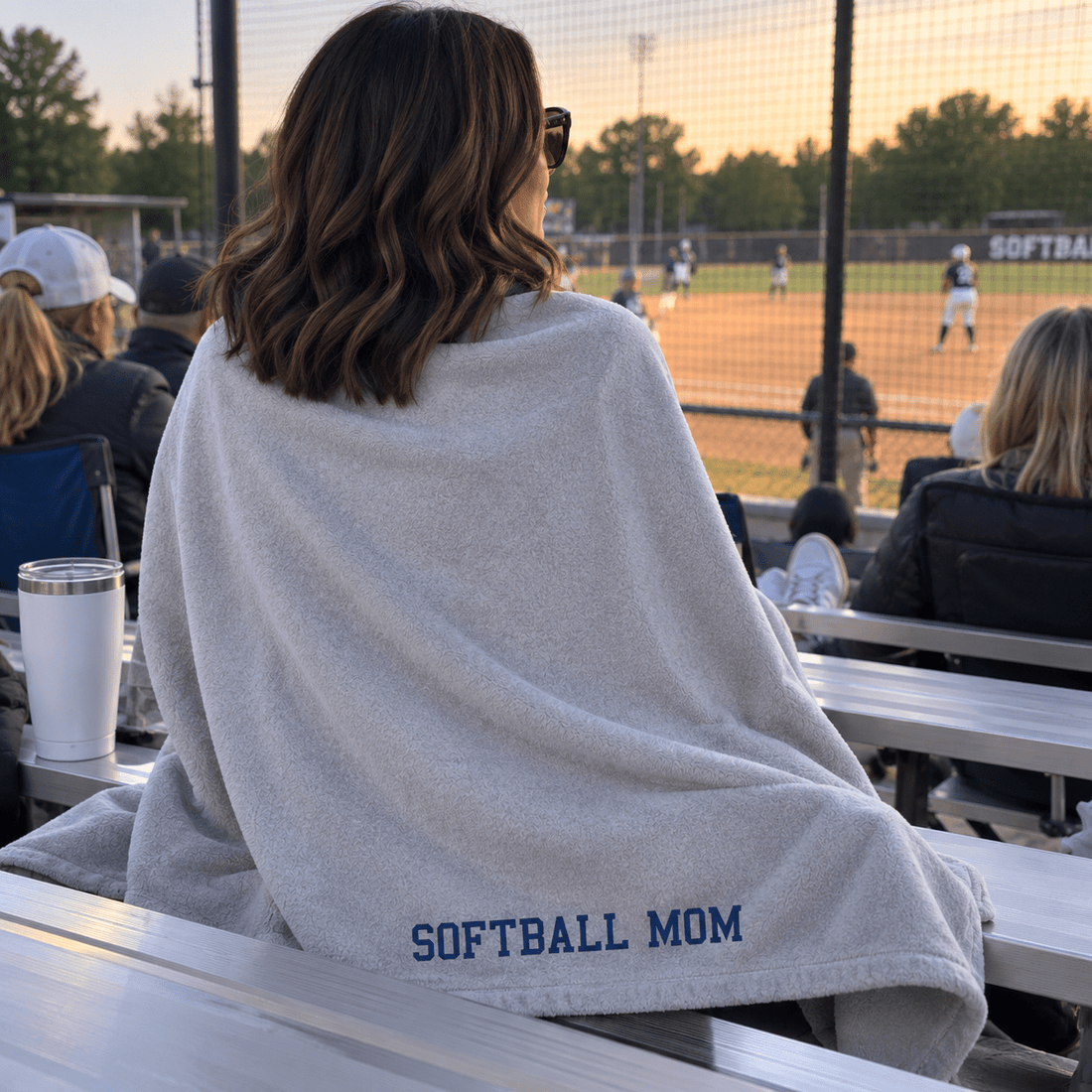 Personalized Stadium Fleece Blanket - Say It Your Way - MyBambino.com