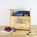 Personalized Book Caddy 2.0 - close-up detail