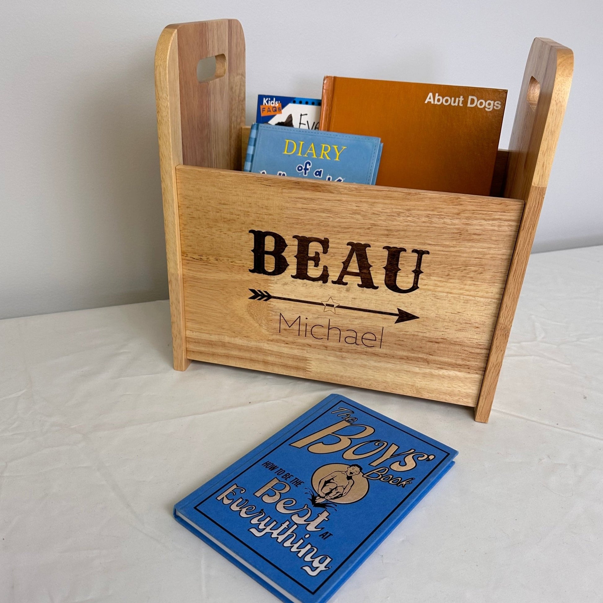 Engraved Book Caddy 2.0 - MyBambino.com