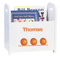 Personalized Basketball Book Caddy And Rack