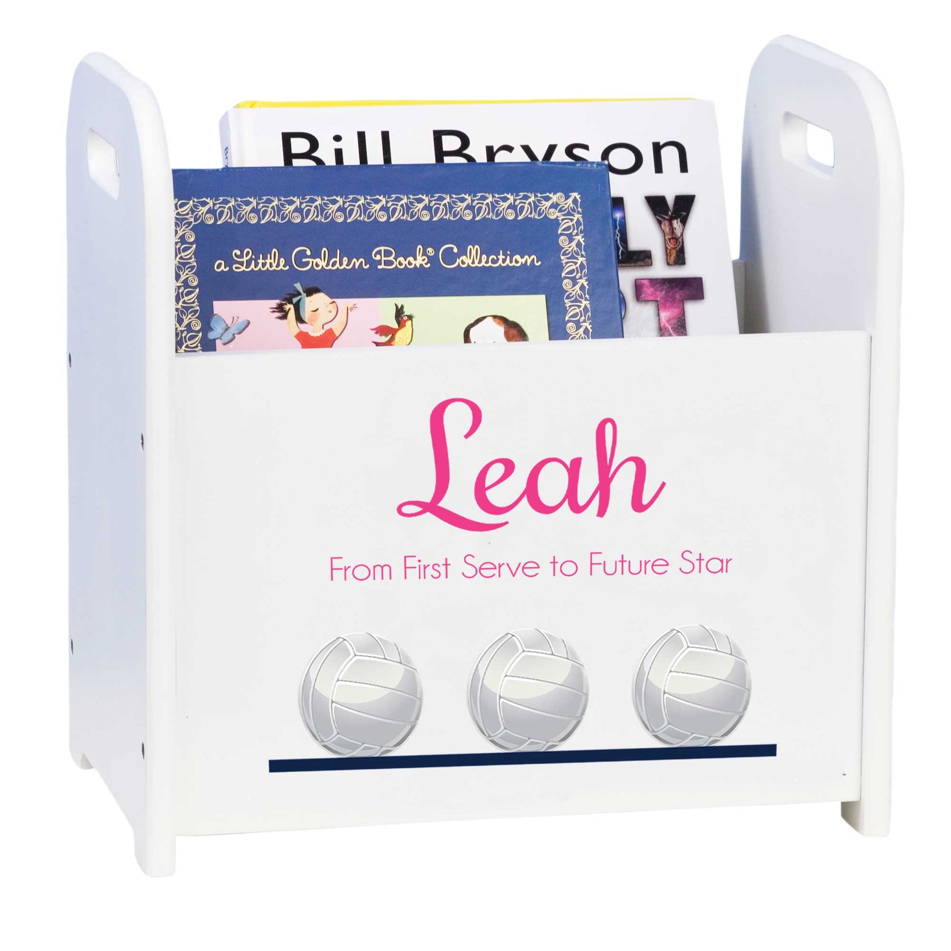 Personalized Volley Balls Book Caddy - MyBambino.com
