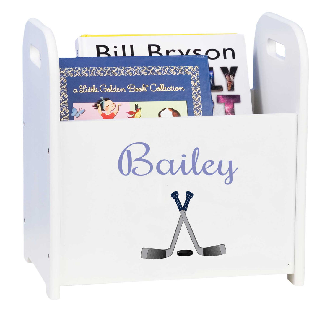 Personalized Ice Hockey Book Caddy - MyBambino.com