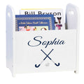 Personalized Field Hockey Book Caddy