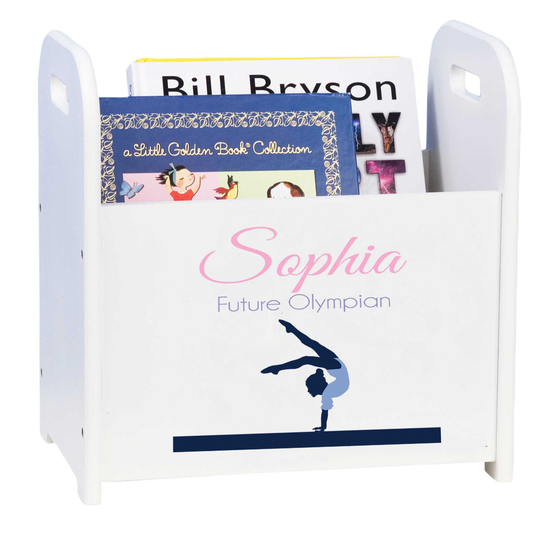 Personalized Gymnastics Book Caddy - MyBambino.com