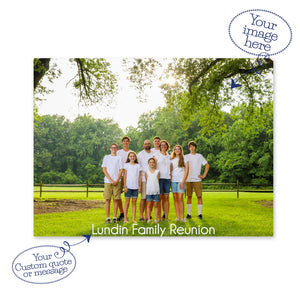 Custom Photo Canvas - 12x16- Horizontal
