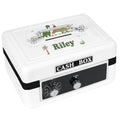White Cash Box - Green Dinosaur - MyBambino.com
