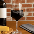 Etched Custom 12 oz. Stemmed Wine Glass - MyBambino.com