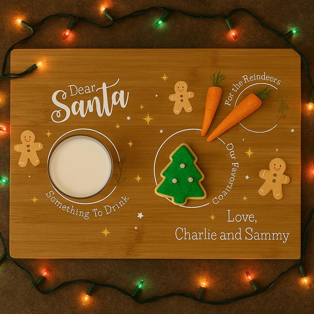 Santa's Cookies Cutting Board - MyBambino.com