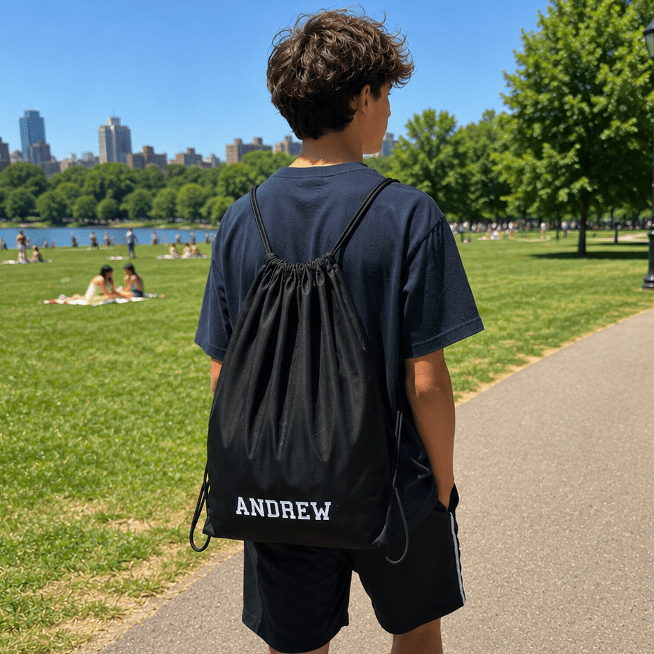 Personalized Drawstring Bag - Name Only - MyBambino.com
