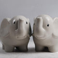 Boy Gray Personalized Elephant Bank - MyBambino.com