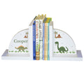 White Bookends - Green Dinosaur - MyBambino.com