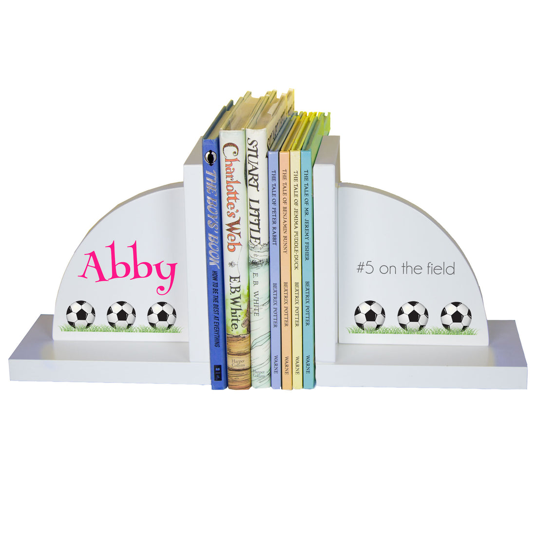 White Bookends - Soccer - MyBambino.com
