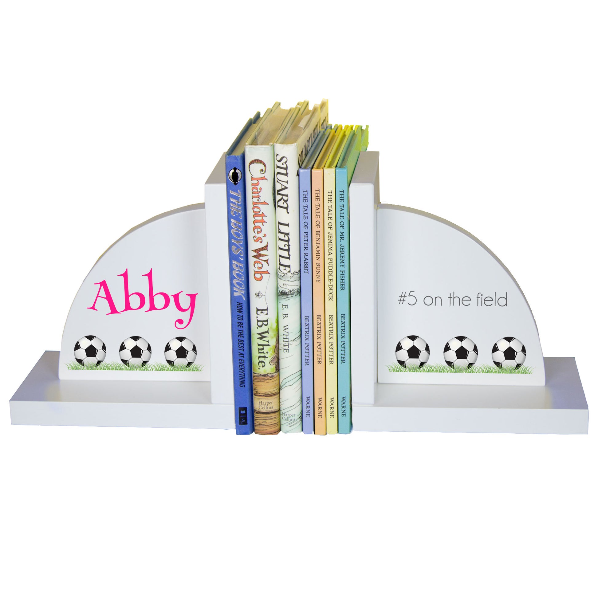 White Bookends - Soccer - MyBambino.com