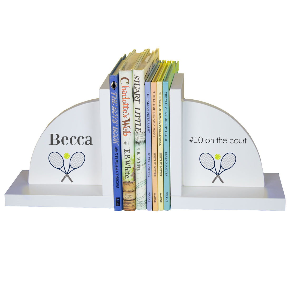White Bookends - Tennis - MyBambino.com