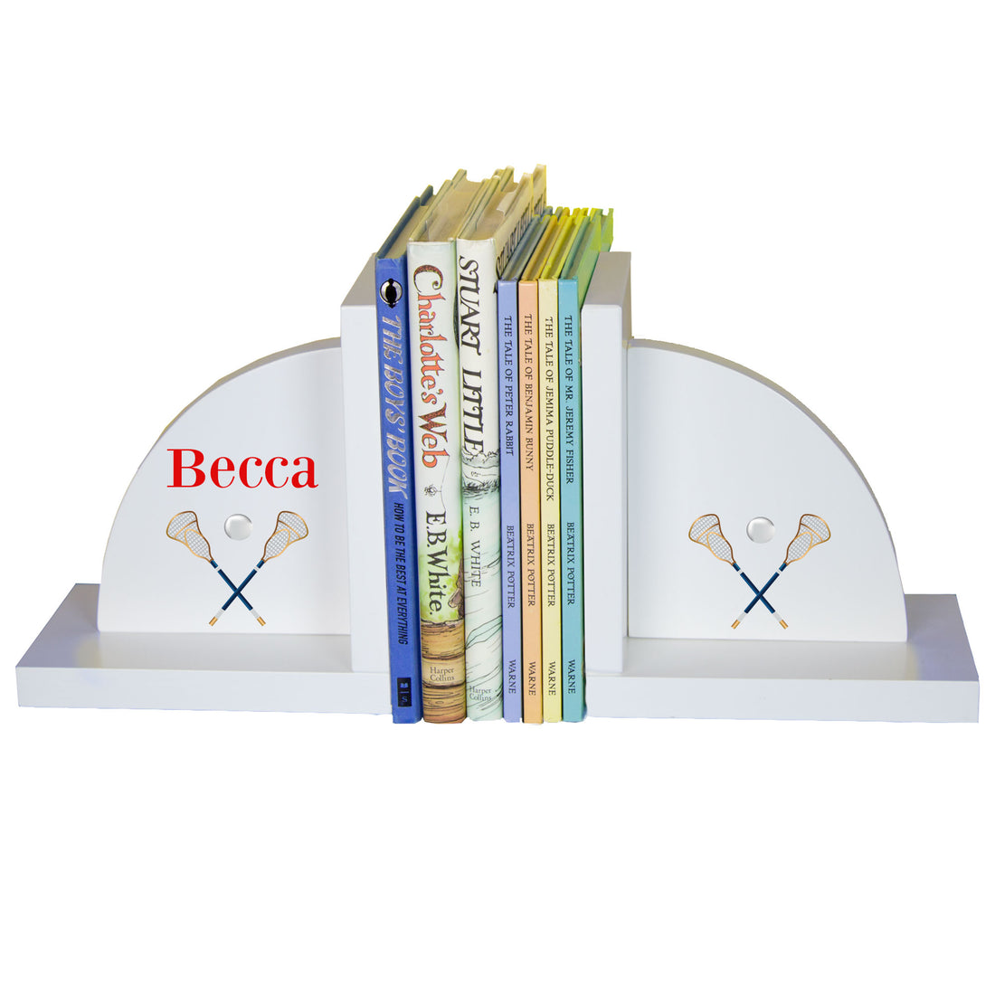 White Bookends - Lacrosse