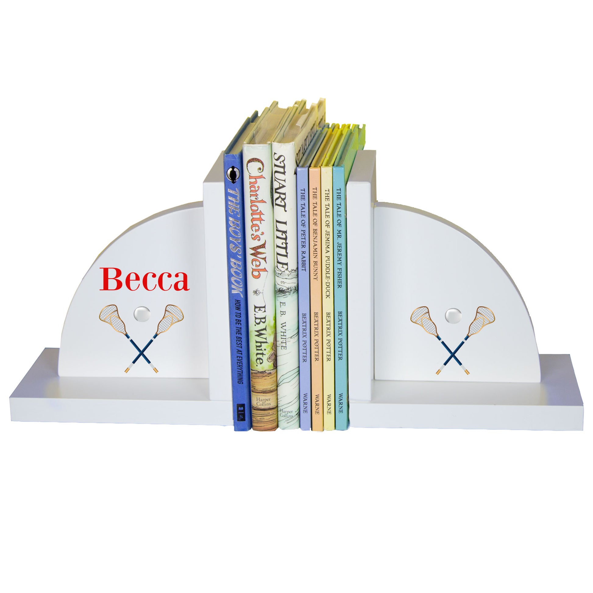 White Bookends - Lacrosse