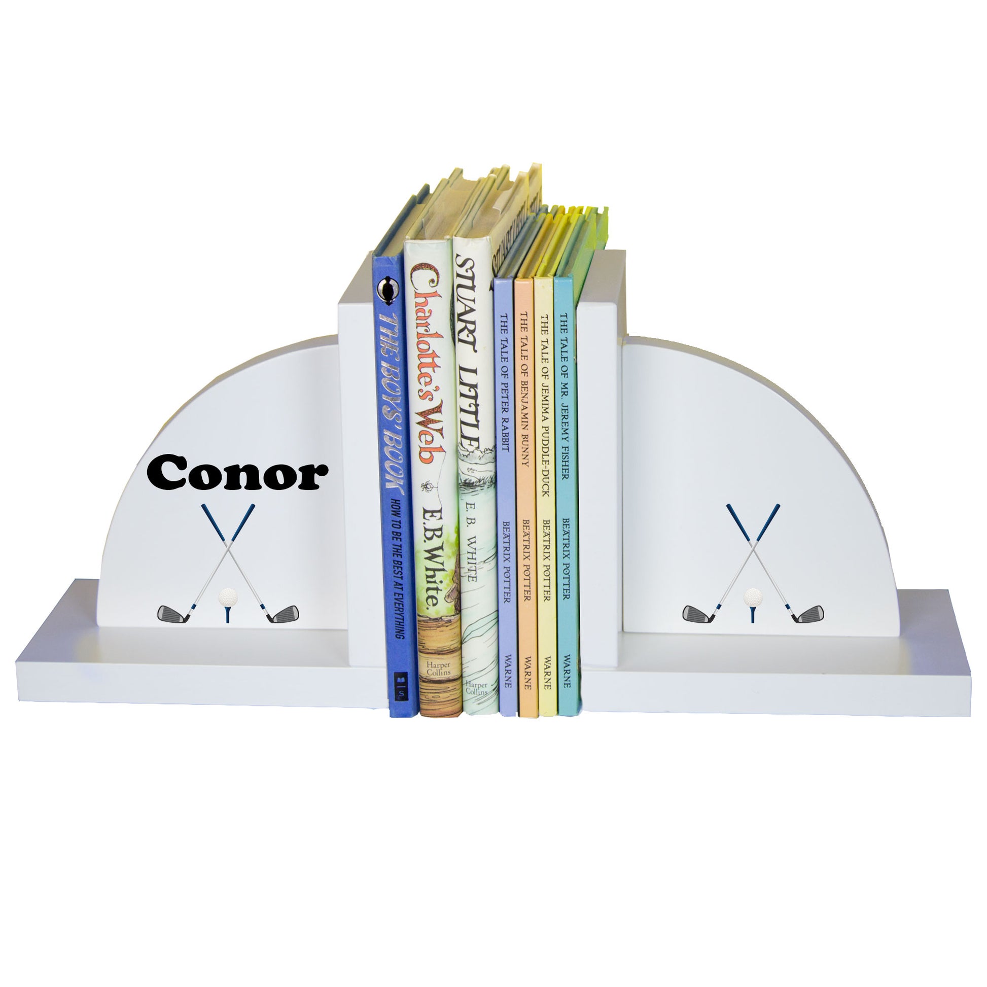 White Bookends - Golf - MyBambino.com