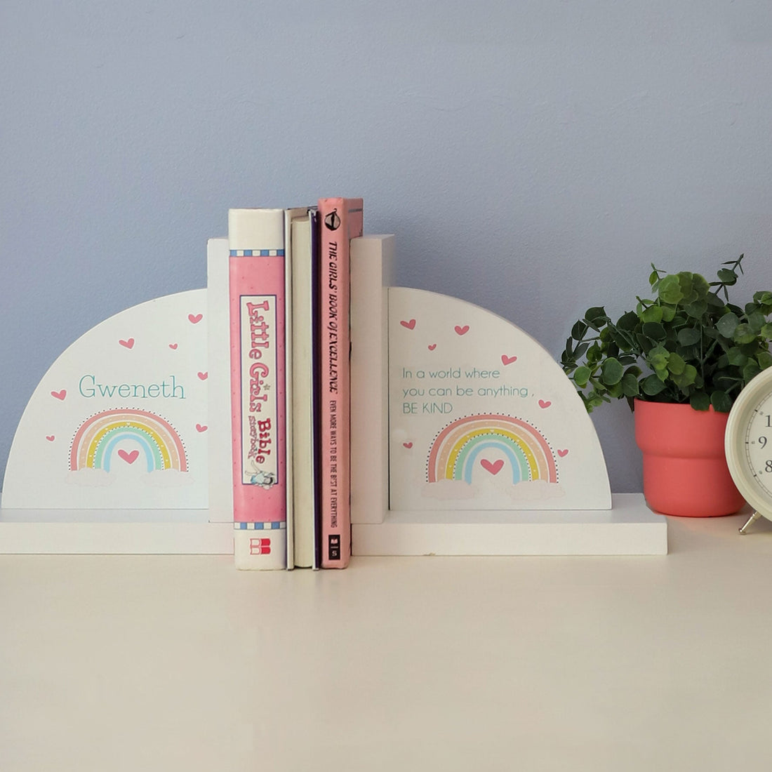 Personalized Wood Bookends 2.0 - MyBambino.com