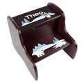 Child's Espresso Arctic Animal Two Step Stool - MyBambino.com
