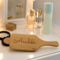 Custom Wood Engraved Hair Brush - MyBambino.com