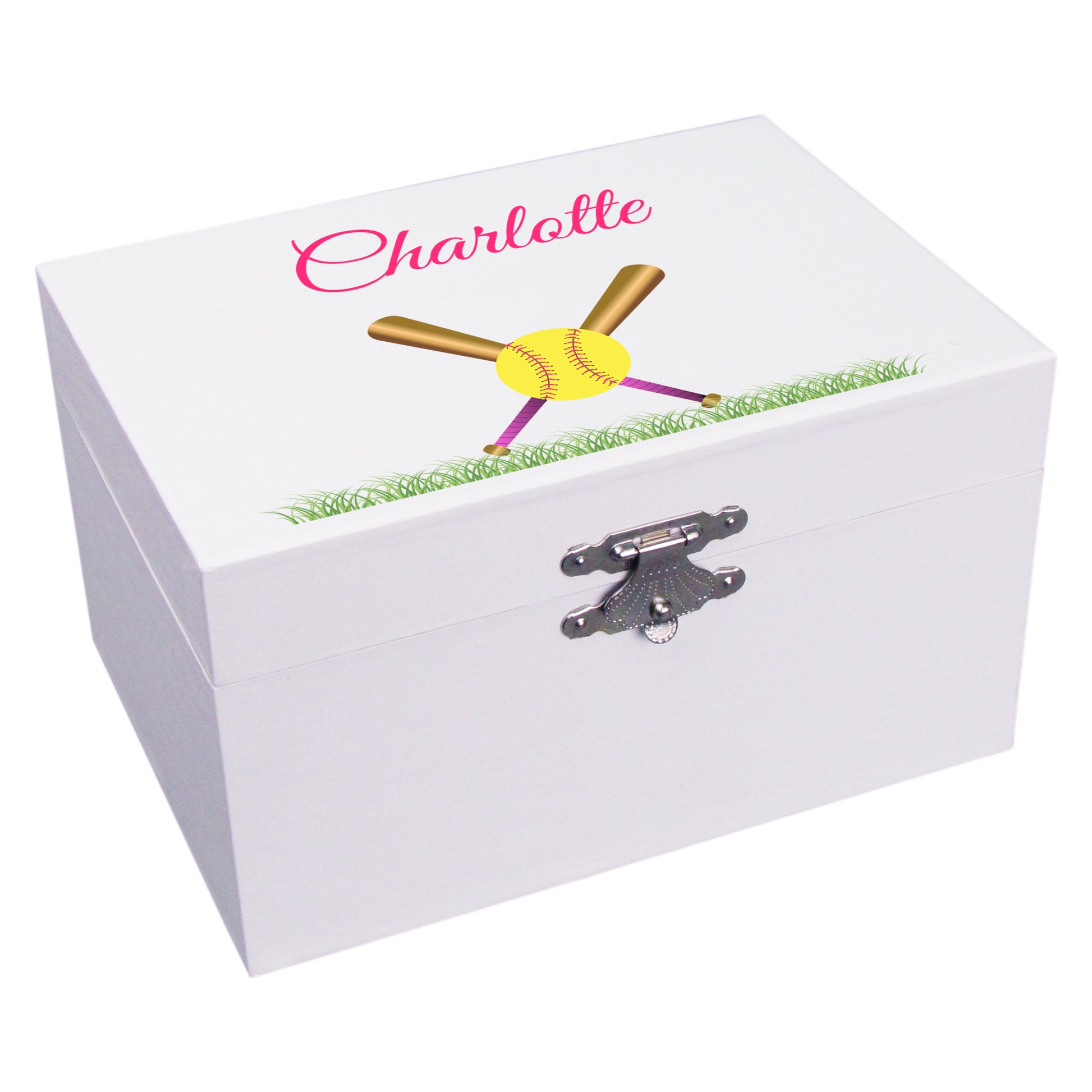 Softball Musical Ballerina Jewelry Box - MyBambino.com