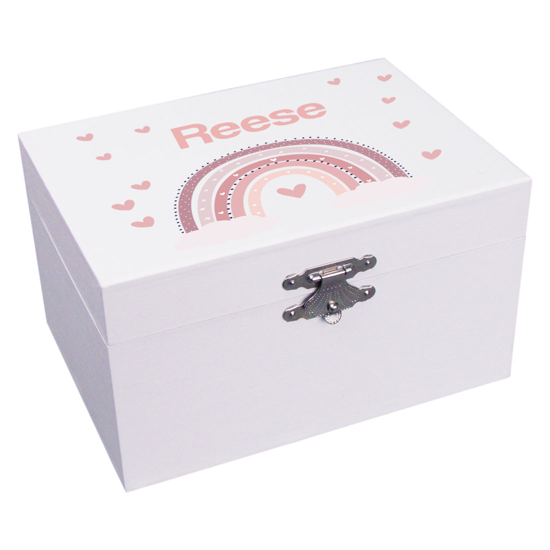 Mauve Rainbow Musical Ballerina Jewelry Box - MyBambino.com