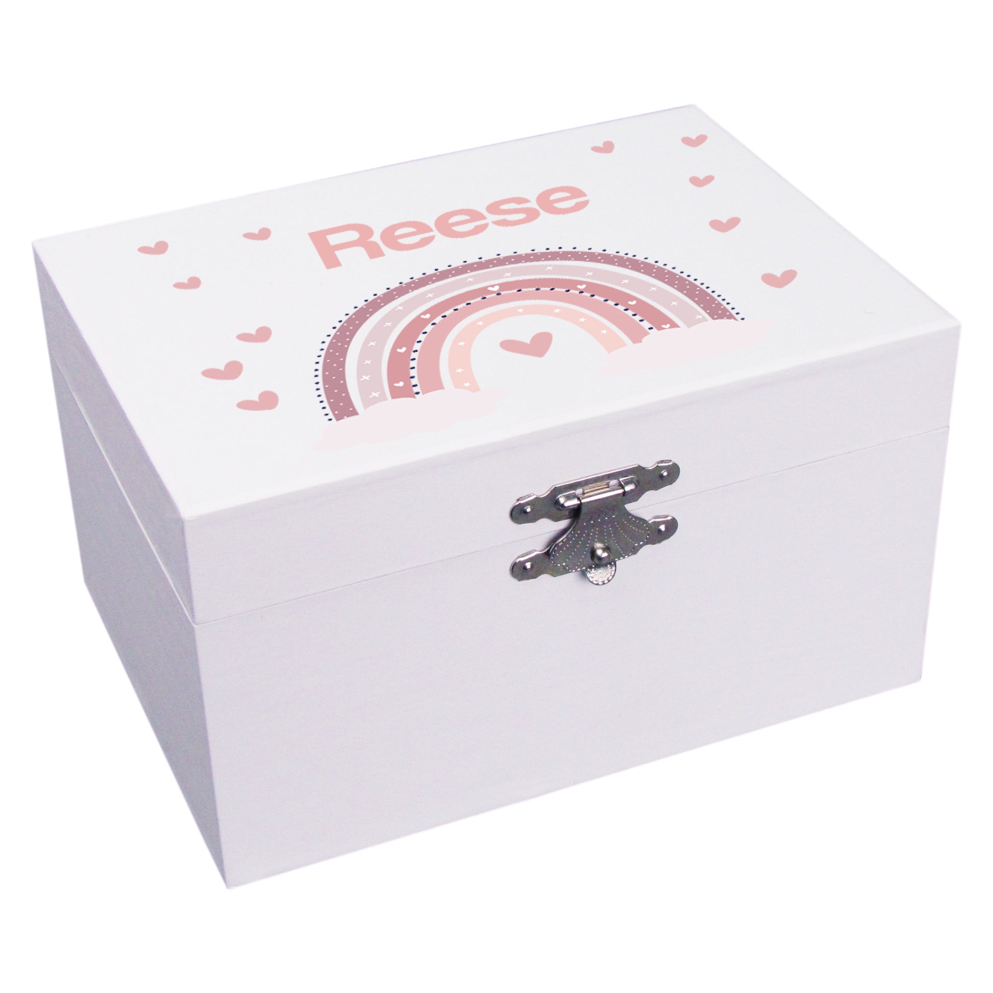 Mauve Rainbow Musical Ballerina Jewelry Box - MyBambino.com
