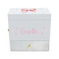 Pink Bow Deluxe Musical Ballerina Jewelry Box - MyBambino.com
