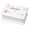 Personalized Mauve Daisy Lift Top Jewelry Box - MyBambino.com