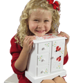Outlet Hand Painted Jewelry Armoire - MyBambino.com