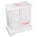 Jewelry Armoire - Pink Bow - MyBambino.com