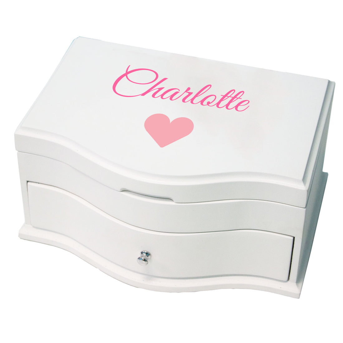 Princess Jewelry Box - Pink Heart - MyBambino.com