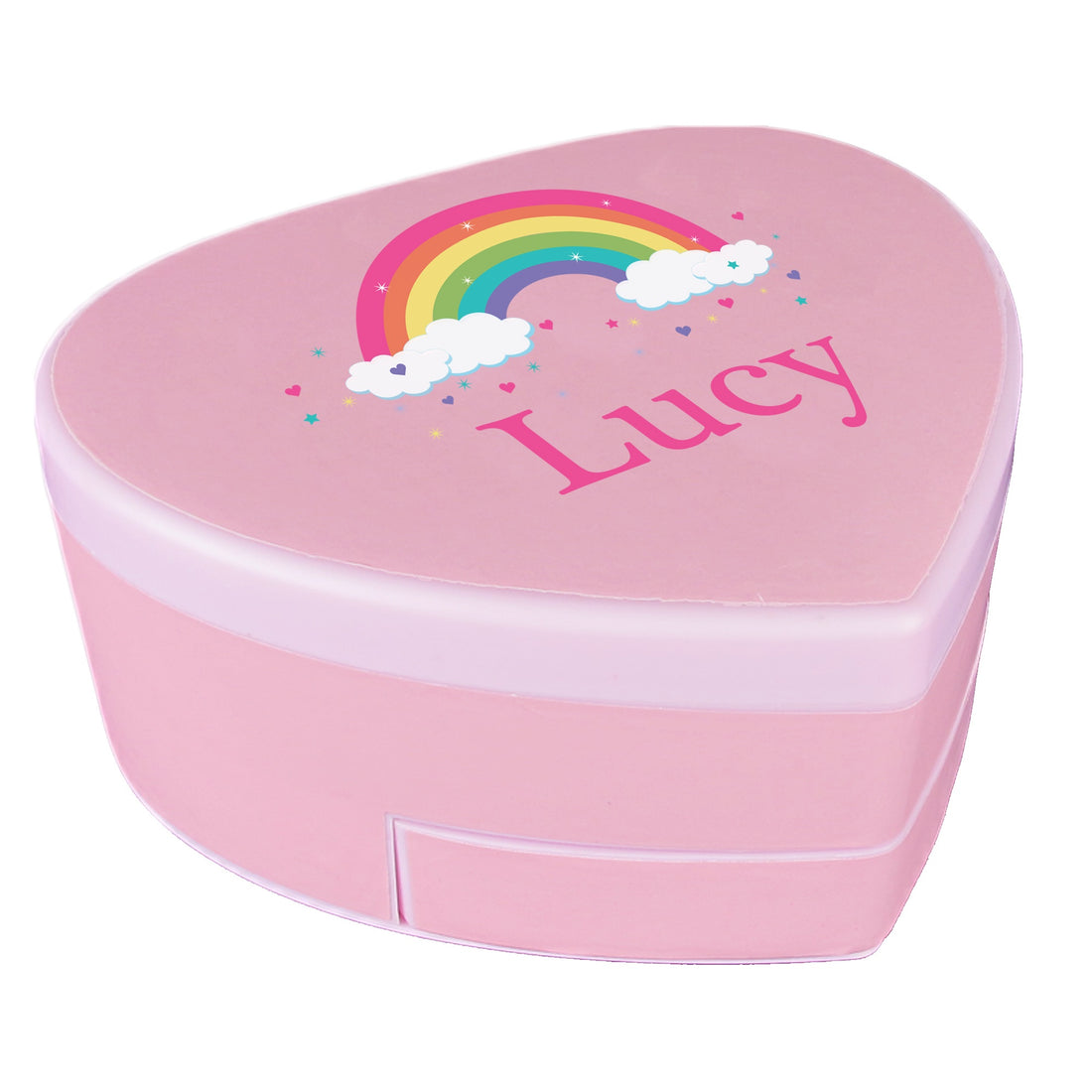 Pink Heart Jewelry Box - MyBambino.com