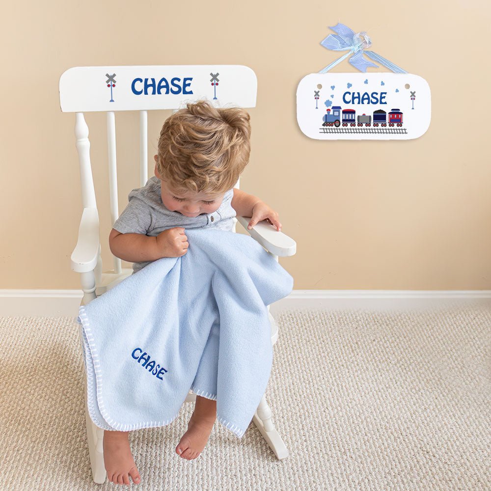 Just Right Rocker Gift Set - Blue - MyBambino.com