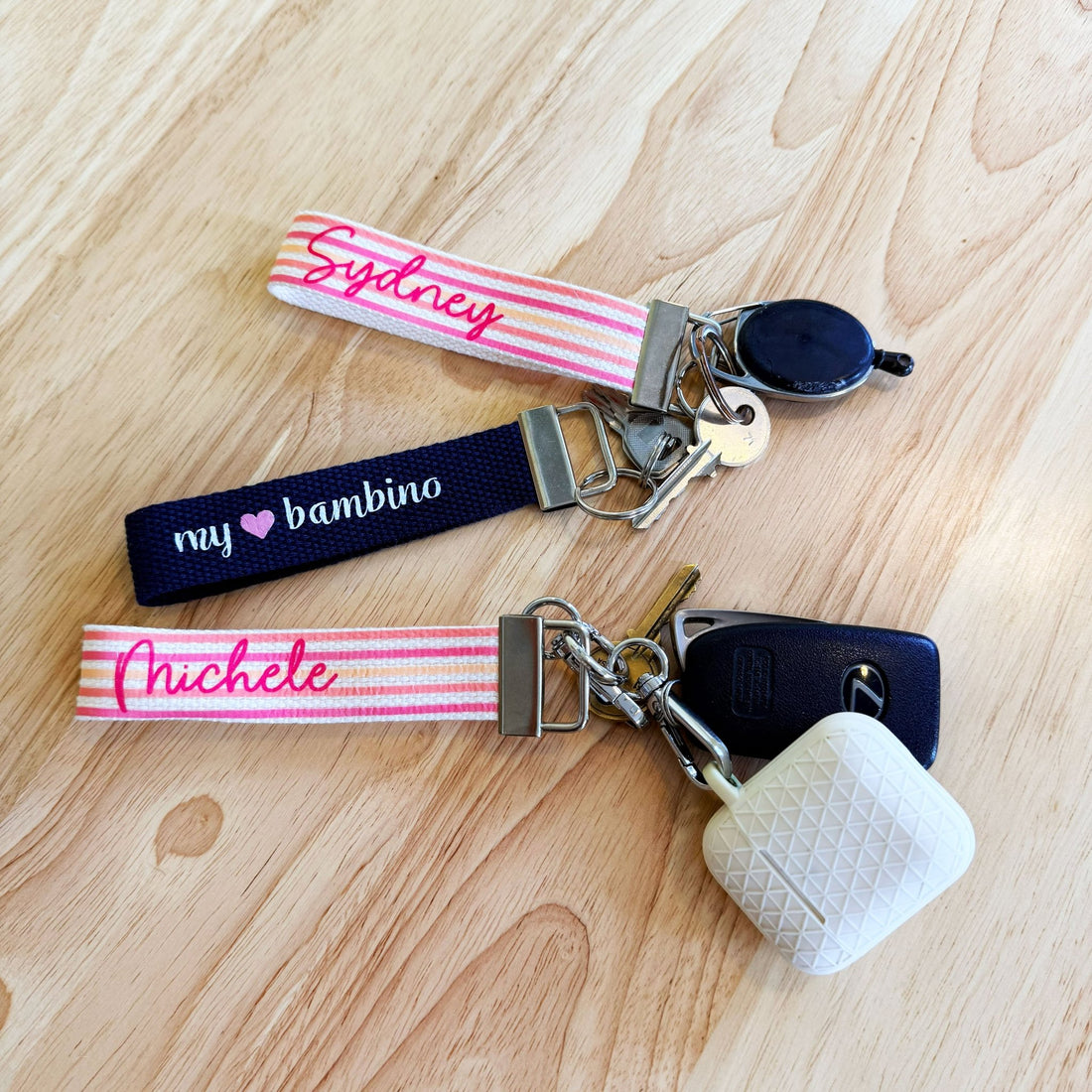 Personalized Wristlet Keychain - MyBambino.com