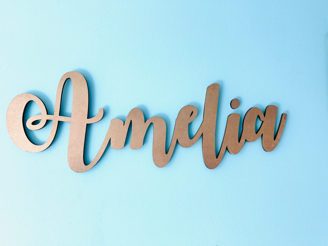 Custom Name Wall Sign - Script
