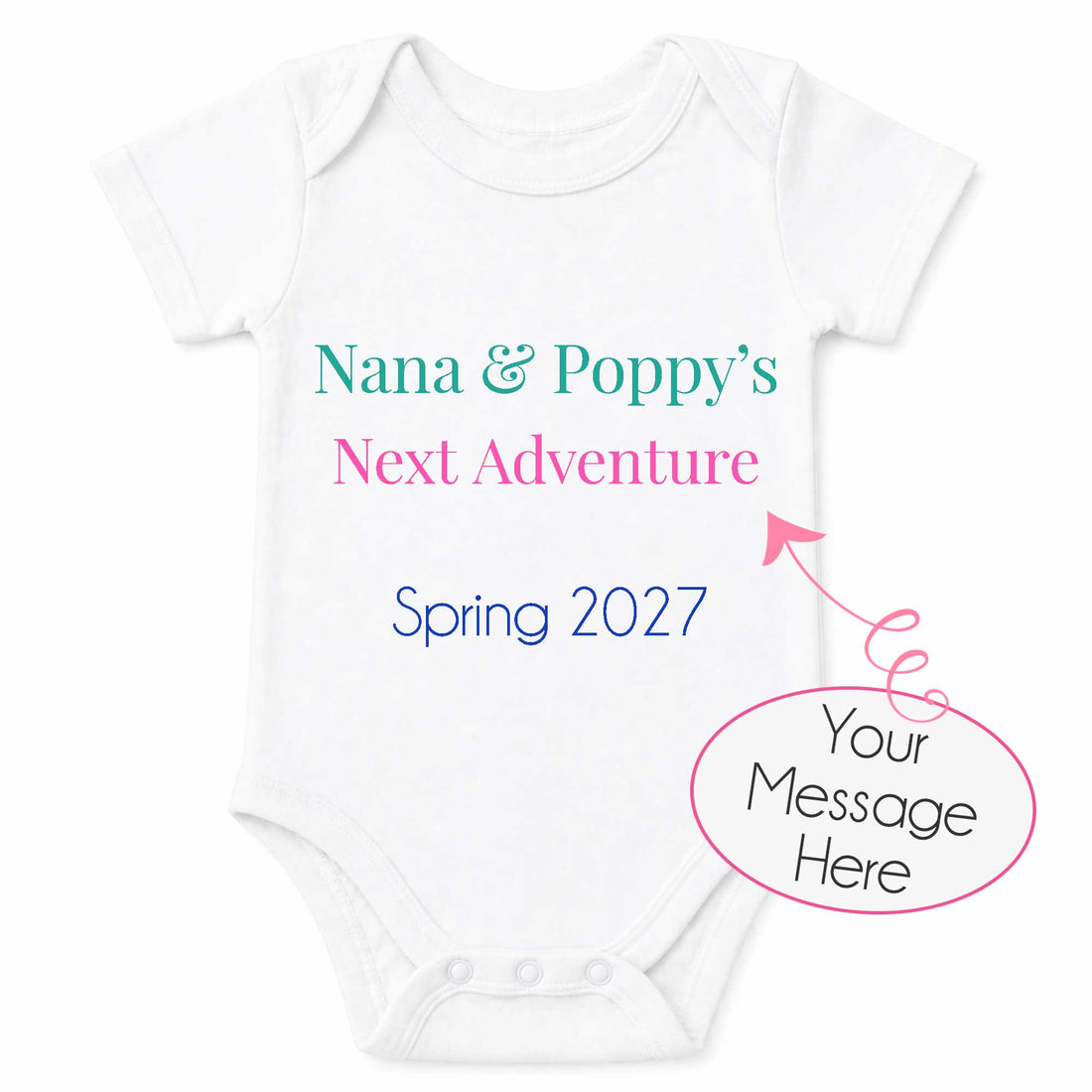 "Say It Your Way" Personalized Infant Apparel - MyBambino.com
