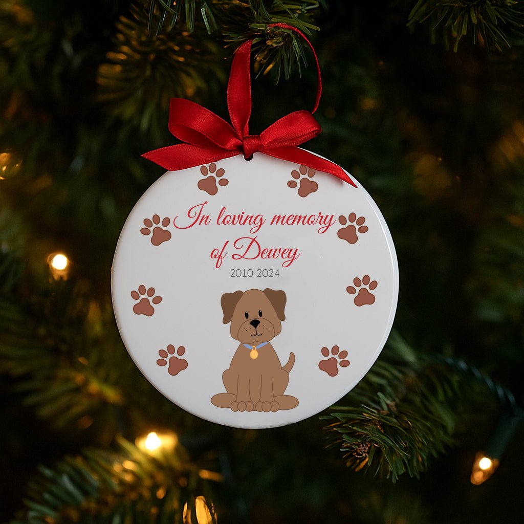 Personalized Pet Breed Christmas Ornament 2.0 - MyBambino.com