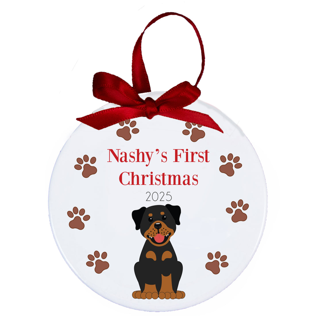 Personalized Pet Breed Christmas Ornament 2.0 - MyBambino.com